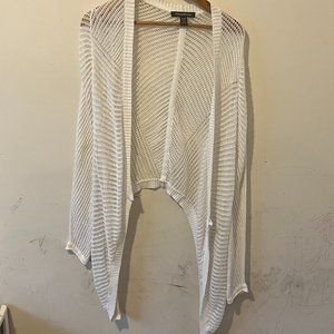 TOMMY BAHAMA | Women's Lace Open Front Cardigan Sweater White Size Medium